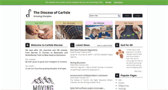 Desktop Screenshot of carlislediocese.org.uk